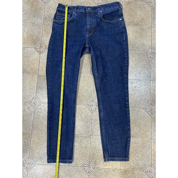 Everlane Women's Jeans Size 28 Blue Ankle Dark Wash Skinny Jean Mid Rise In EUC! - Picture 5 of 10